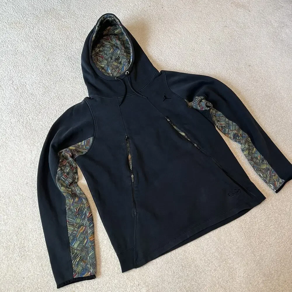 Air Jordan Hoodie Black History Month XL Jumpman Tech Fleece Style Pullover Mens
